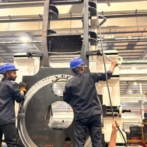 Horizontal Boring Machine trial